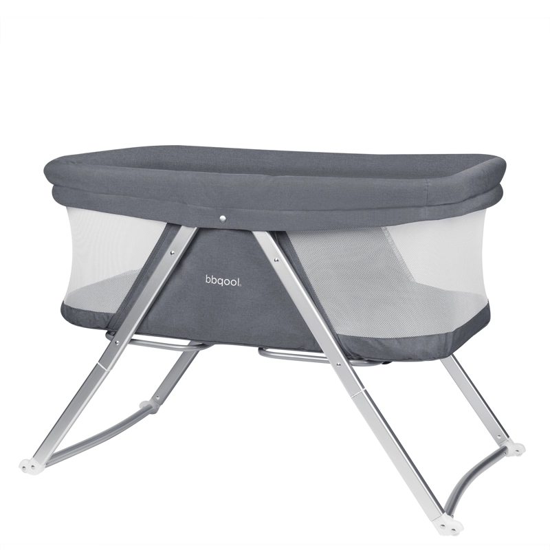 CUNA MOISE S PORTATIL DREAMS GRIS + COLCHON - 2