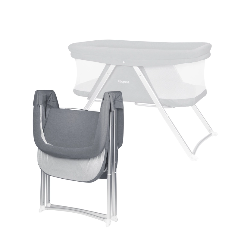 CUNA MOISE S PORTATIL DREAMS GRIS + COLCHON - 7