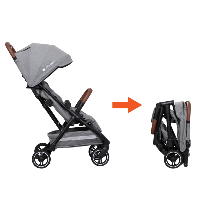 COCHE COMPACTO ZENDA ALL-TERRAIN STELLAR GRIS | APTO PARA AVION - 5