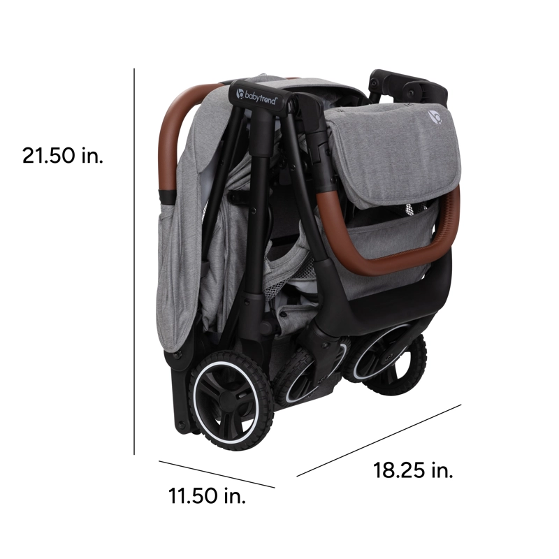 COCHE COMPACTO ZENDA ALL-TERRAIN STELLAR GRIS | APTO PARA AVION - 7