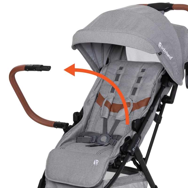 COCHE COMPACTO ZENDA ALL-TERRAIN STELLAR GRIS | APTO PARA AVION - 9
