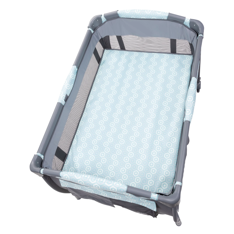 CUNA CORRAL DELUXE II HEXAGON GEO CON MUSICA Y MUDADOR - 5