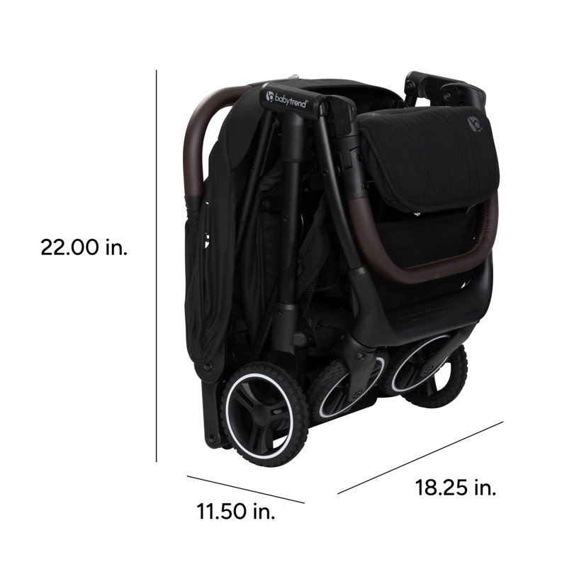 COCHE COMPACTO ZENDA DELUXE ALL-TERRAIN STELLAR NEGRO | APTO PARA AVION - 7