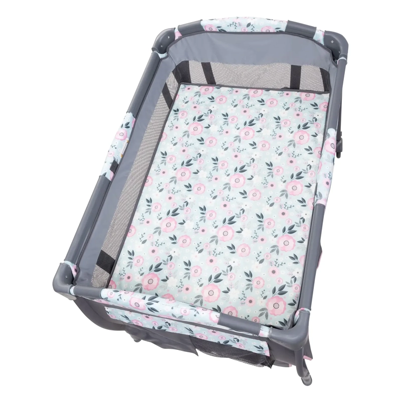 CUNA CORRAL DELUXE II PRIMROSE CON MUSICA Y MUDADOR - 5