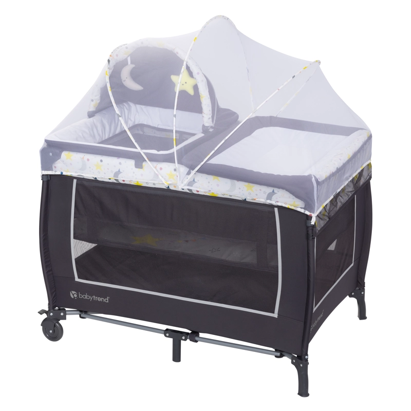 CUNA CORRAL LIL' SNOOZE DELUXE II MOON CON MOISE S Y MUDADOR - 1