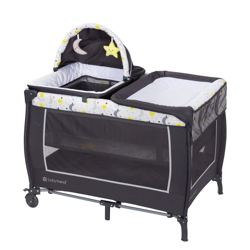 CUNA CORRAL LIL' SNOOZE DELUXE II MOON CON MOISE S Y MUDADOR - 2