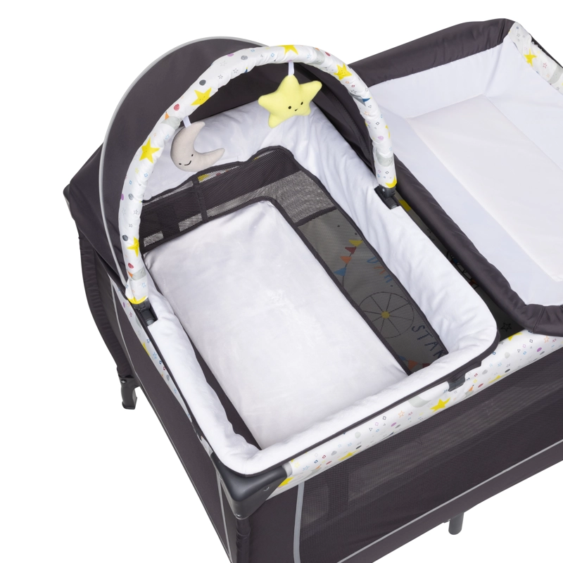 CUNA CORRAL LIL' SNOOZE DELUXE II MOON CON MOISE S Y MUDADOR - 5