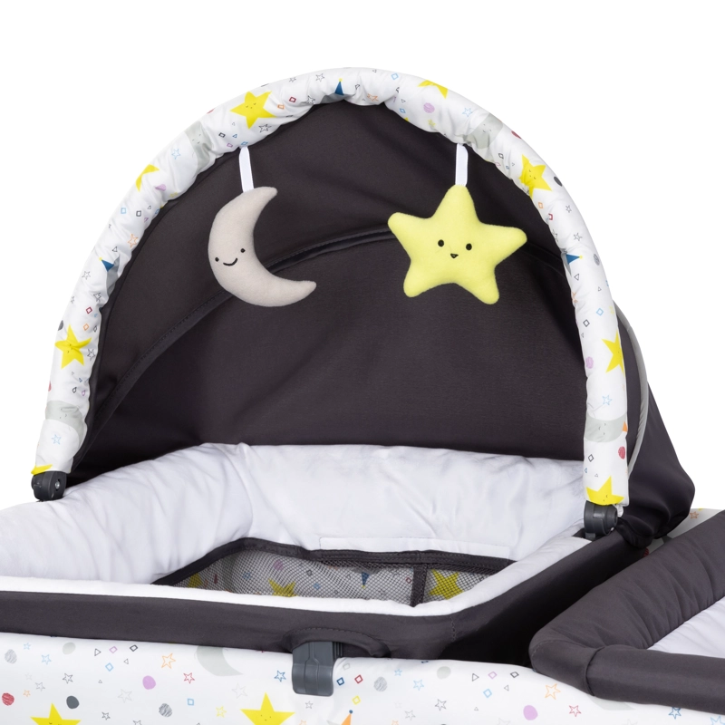 CUNA CORRAL LIL' SNOOZE DELUXE II MOON CON MOISE S Y MUDADOR - 9