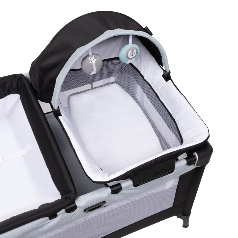 CUNA CORRAL NURSERY DEN CON MOISE S PORTATIL Y MUDADOR AZUL - 6