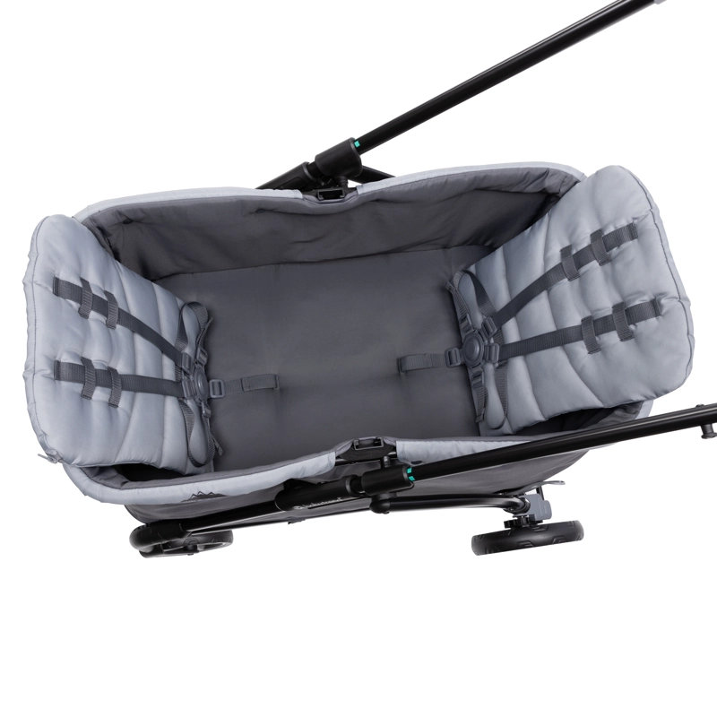 COCHE CARRO DOBLE WAGON EXPEDITION LTE 2 EN 1 GRIS - 6