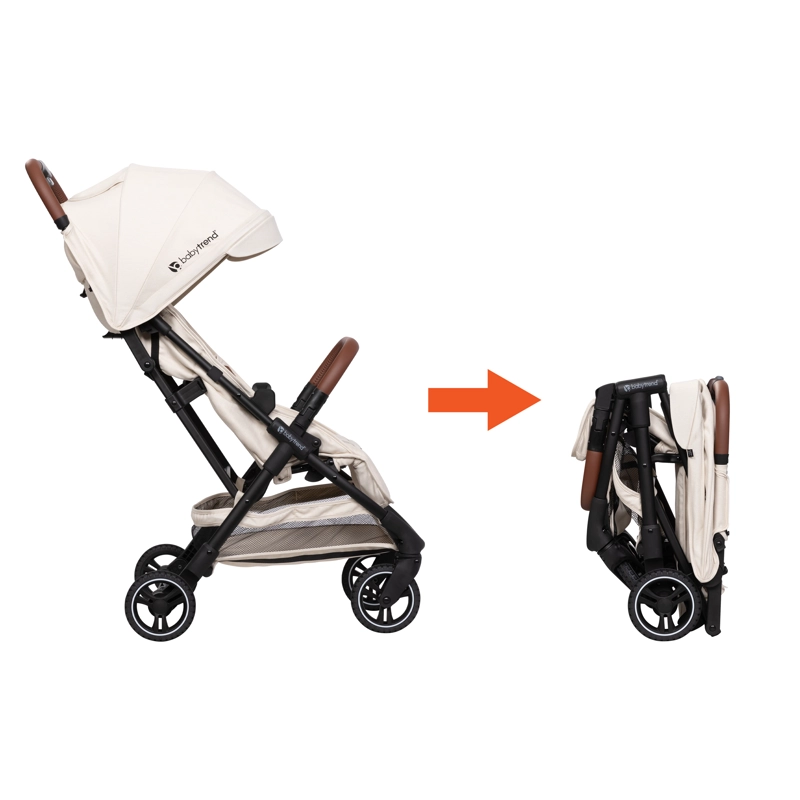 COCHE COMPACTO ZENDA DELUXE ALL-TERRAIN STELLAR BEIGE | APTO PARA AVION - 5