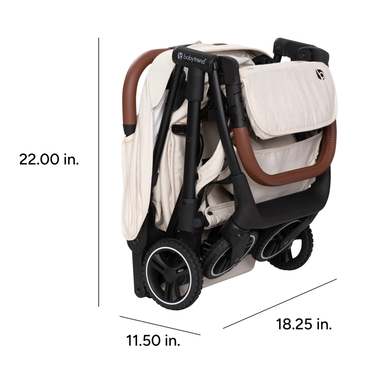 COCHE COMPACTO ZENDA DELUXE ALL-TERRAIN STELLAR BEIGE | APTO PARA AVION - 7