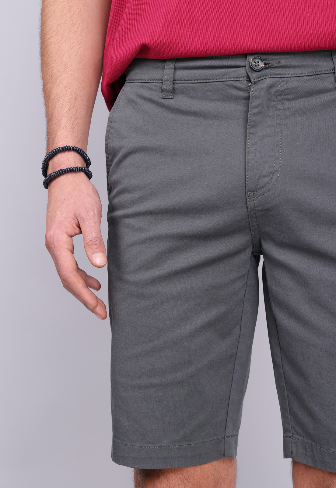 Ripley - BERMUDA HOMBRE GUY LAROCHE GRIS SPANDEX