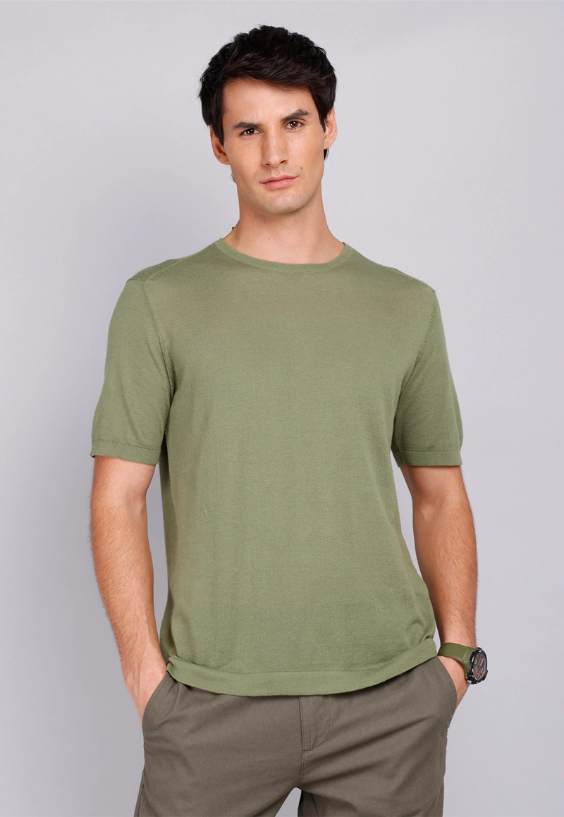 POLERA TEJIDA CUELLO REDONDO ARROW - 1