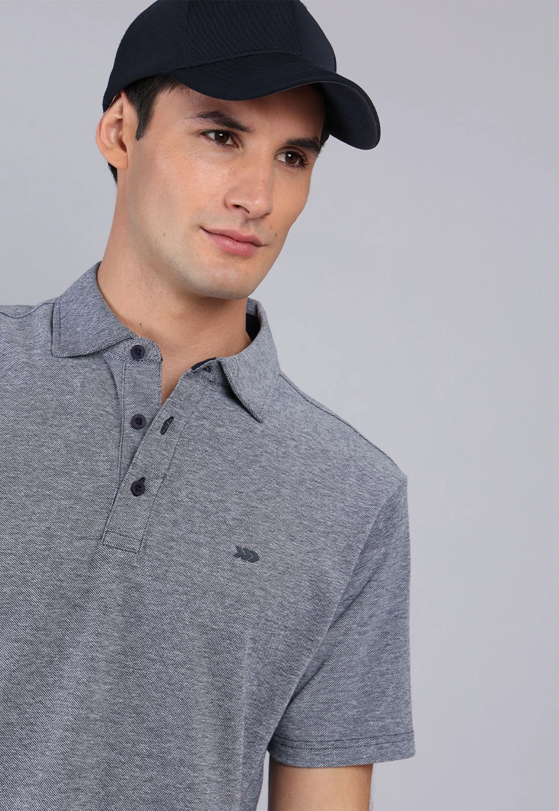 POLERA MELANGE MANGA CORTA ARROW - 3