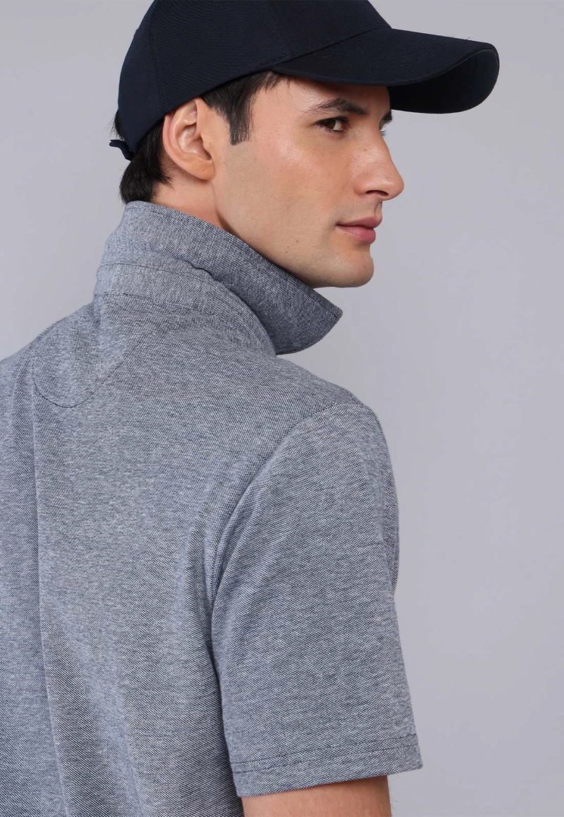 POLERA MELANGE MANGA CORTA ARROW - 5
