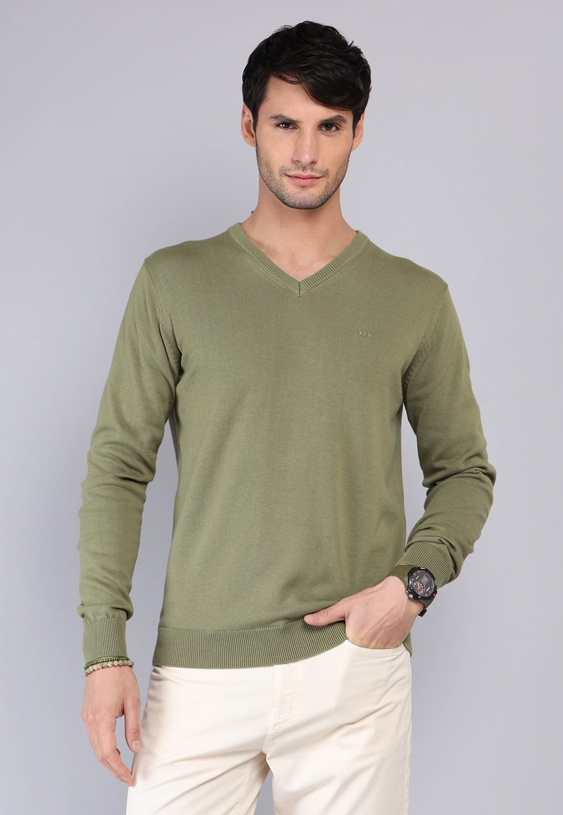 SWEATER CUELLO V ARROW - 1