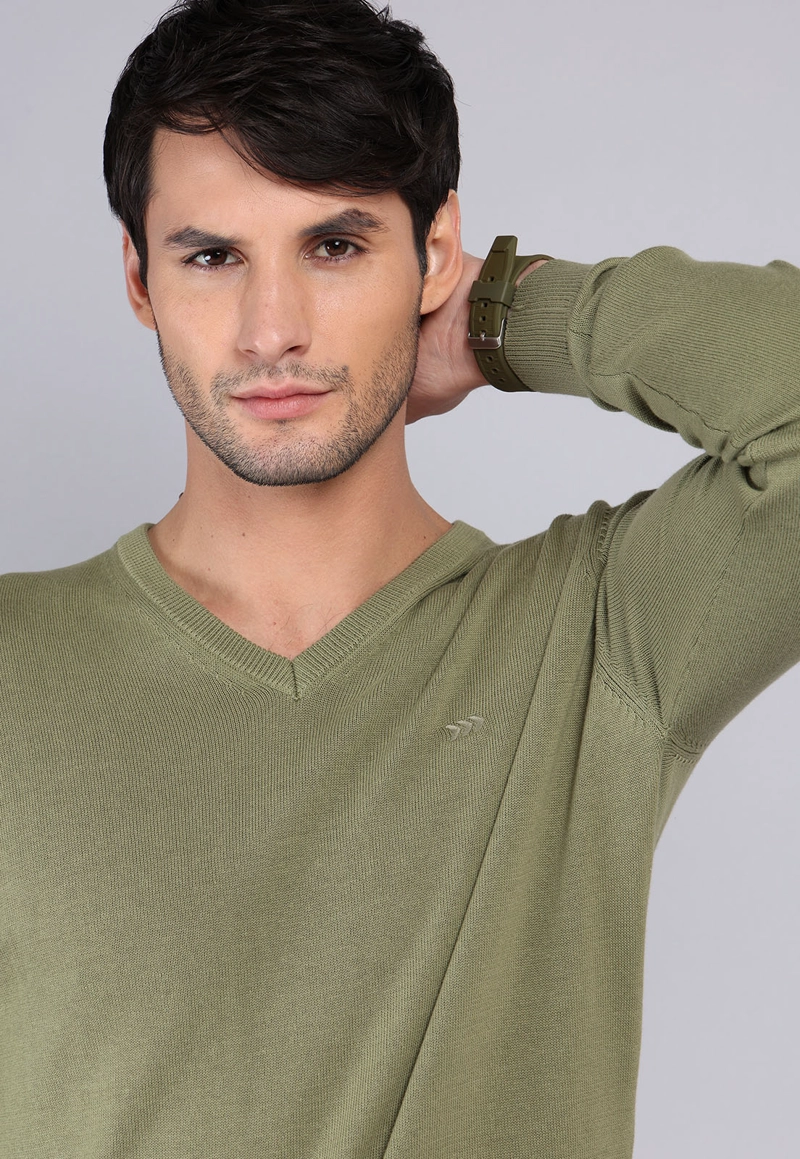 SWEATER CUELLO V ARROW - 3