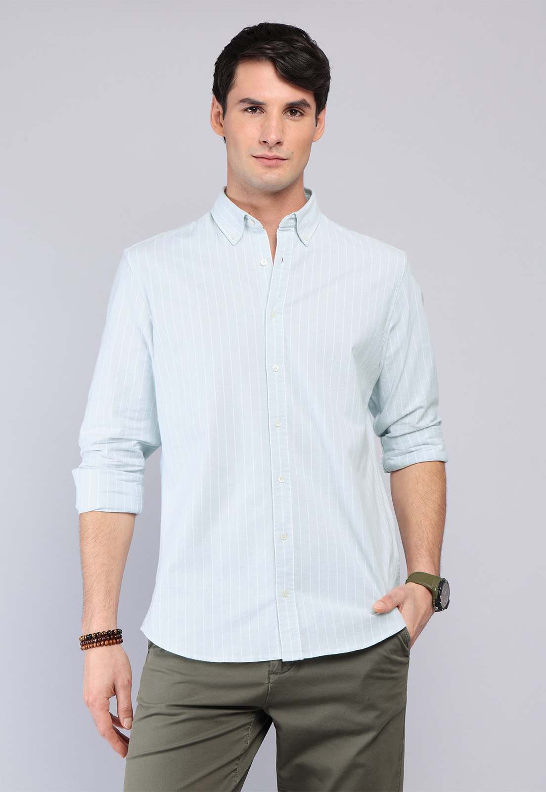 CAMISA OXFORD SPANDEX ARROW - 1