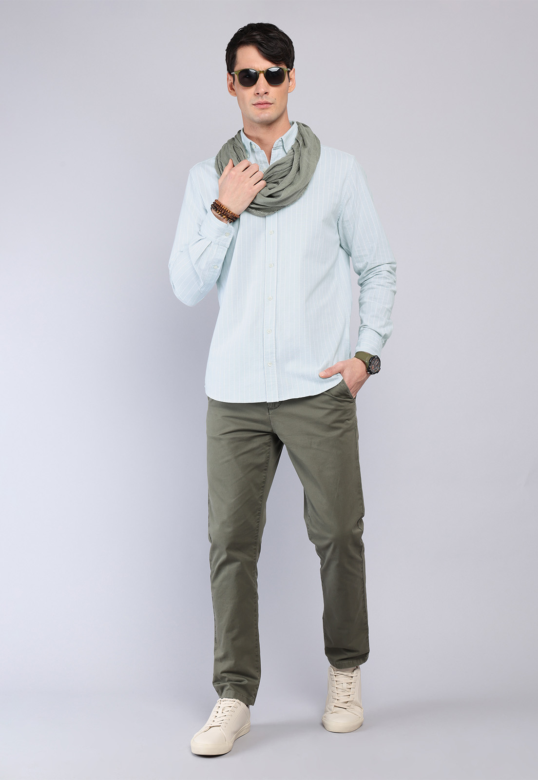 CAMISA OXFORD SPANDEX ARROW - 4