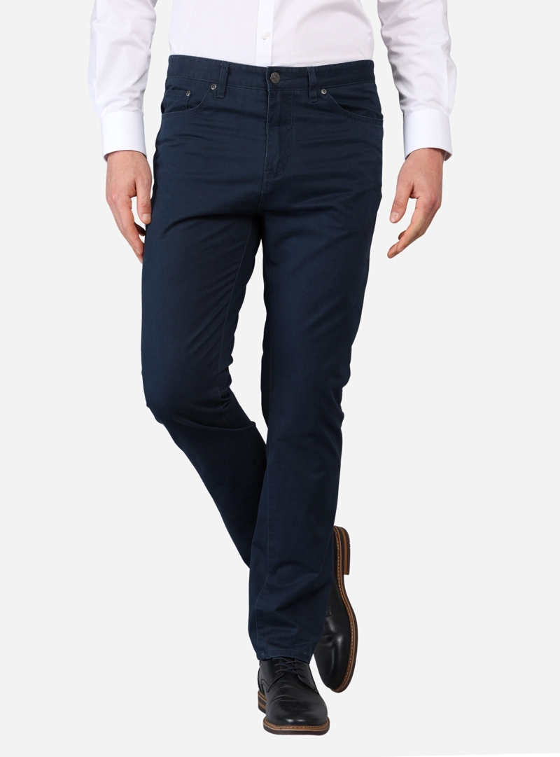PANTALON HOMBRE ARROW 5 POCKET BASICO REGULAR FIT AZUL - 1