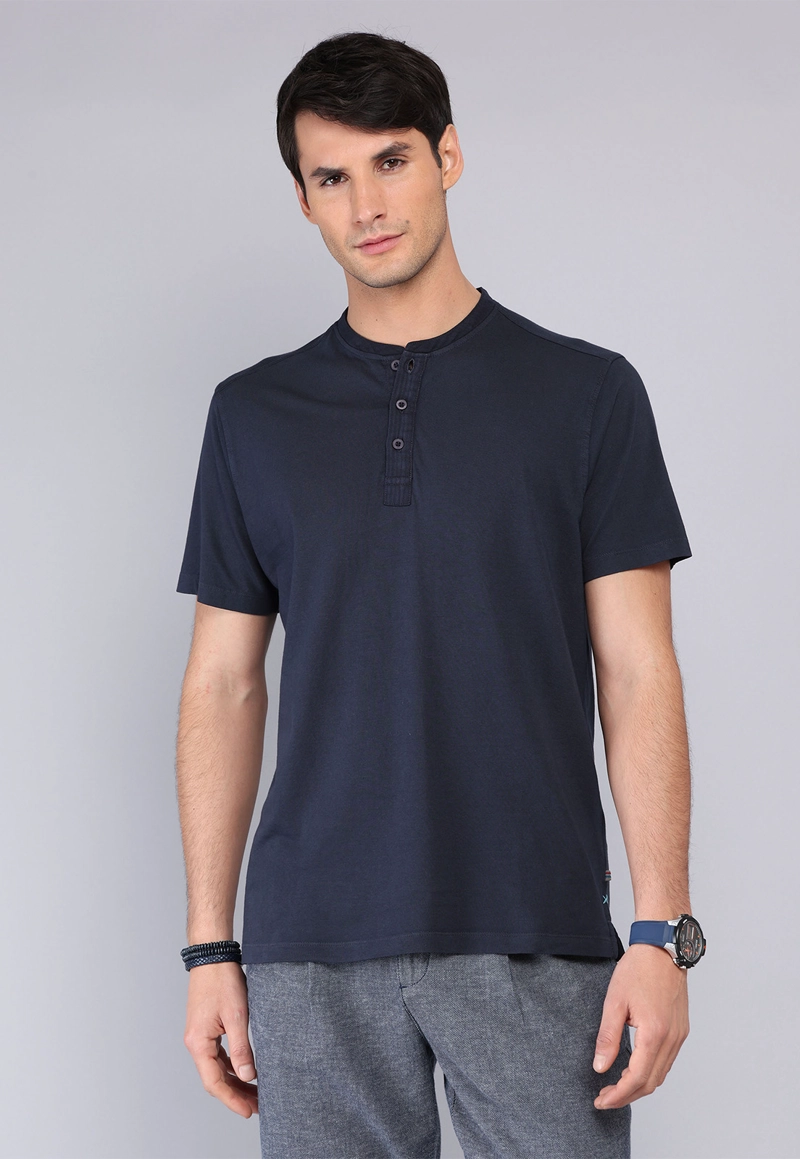 POLERA CUELLO REDONDO STONE WASH ARROW - 1