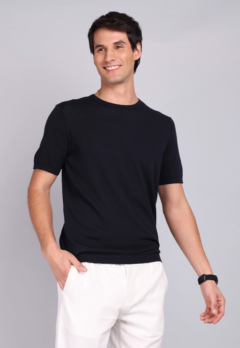 POLERA TEJIDA CUELLO REDONDO ARROW - 1