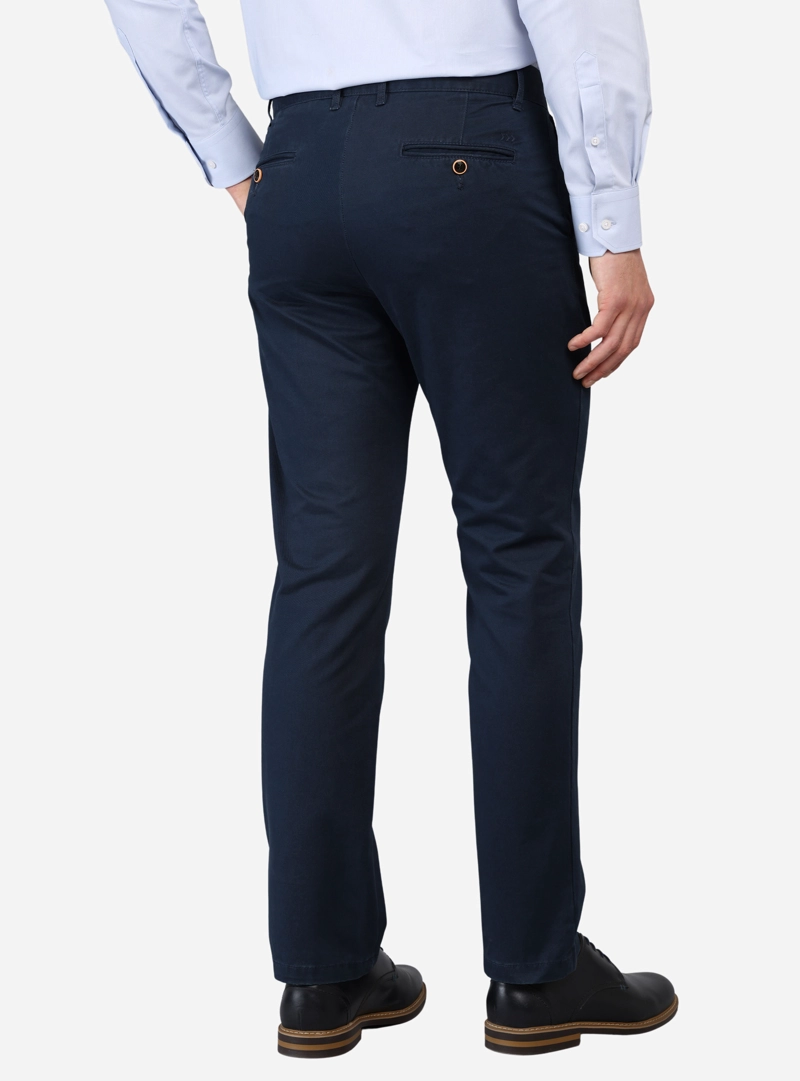 PANTALON CHINO ARROW BASICO REGULAR FIT AZUL - 2