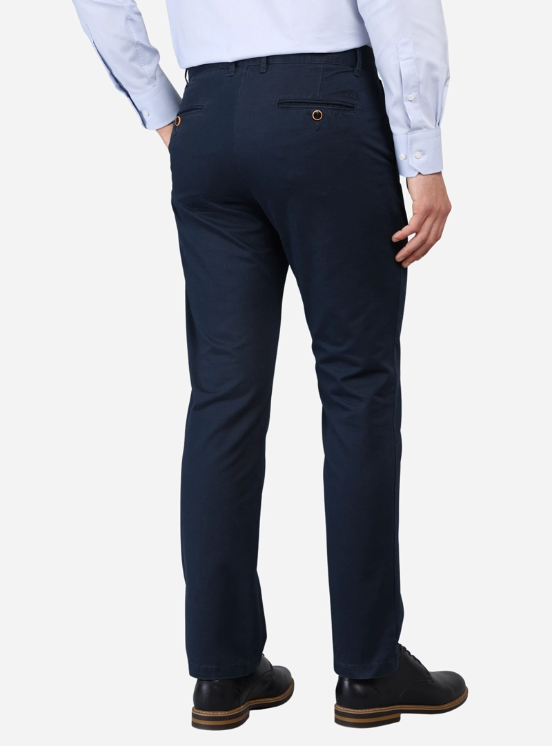 PANTALON CHINO ARROW BASICO REGULAR FIT AZUL - 2