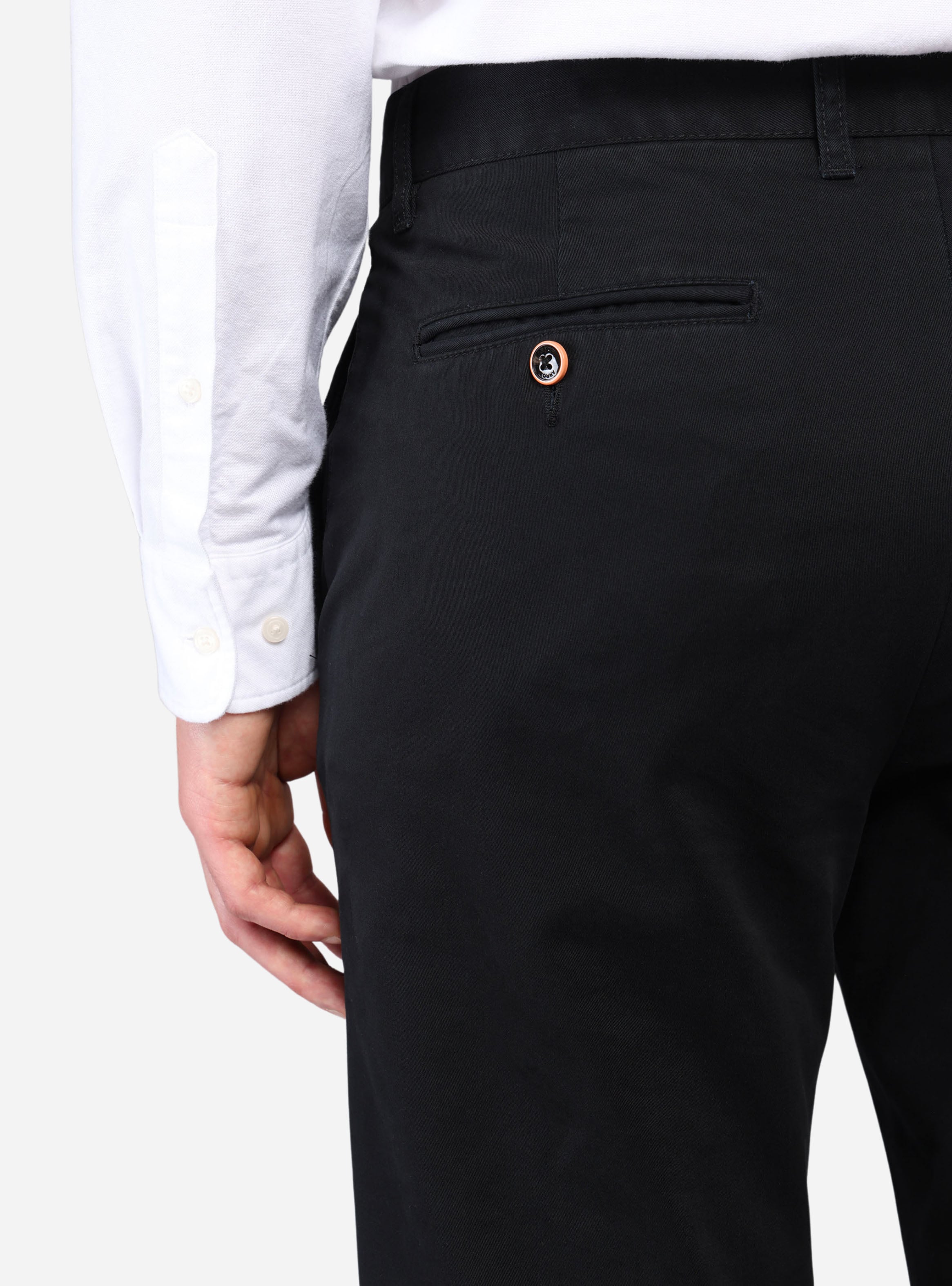 PANTALON CHINO HOMBRE ARROW BASICO REGULAR FIT NEGRO - 5