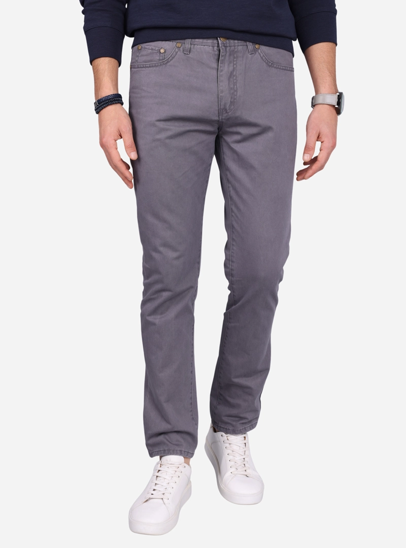 PANTALON HOMBRE ARROW 5 POCKET BASICO REGULAR FIT GRAFITO - 1