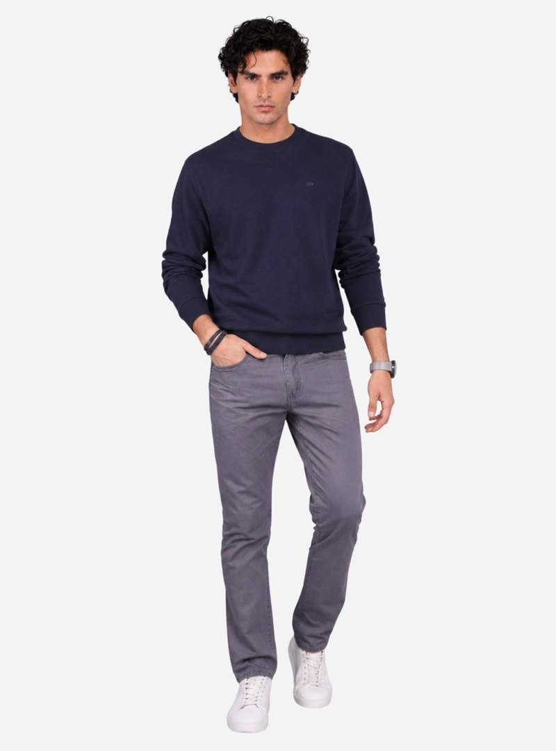 PANTALON HOMBRE ARROW 5 POCKET BASICO REGULAR FIT GRAFITO - 4