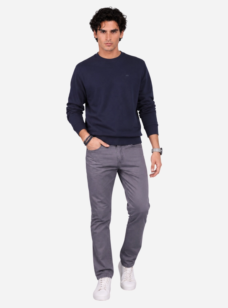 PANTALON HOMBRE ARROW 5 POCKET BASICO REGULAR FIT GRAFITO - 4