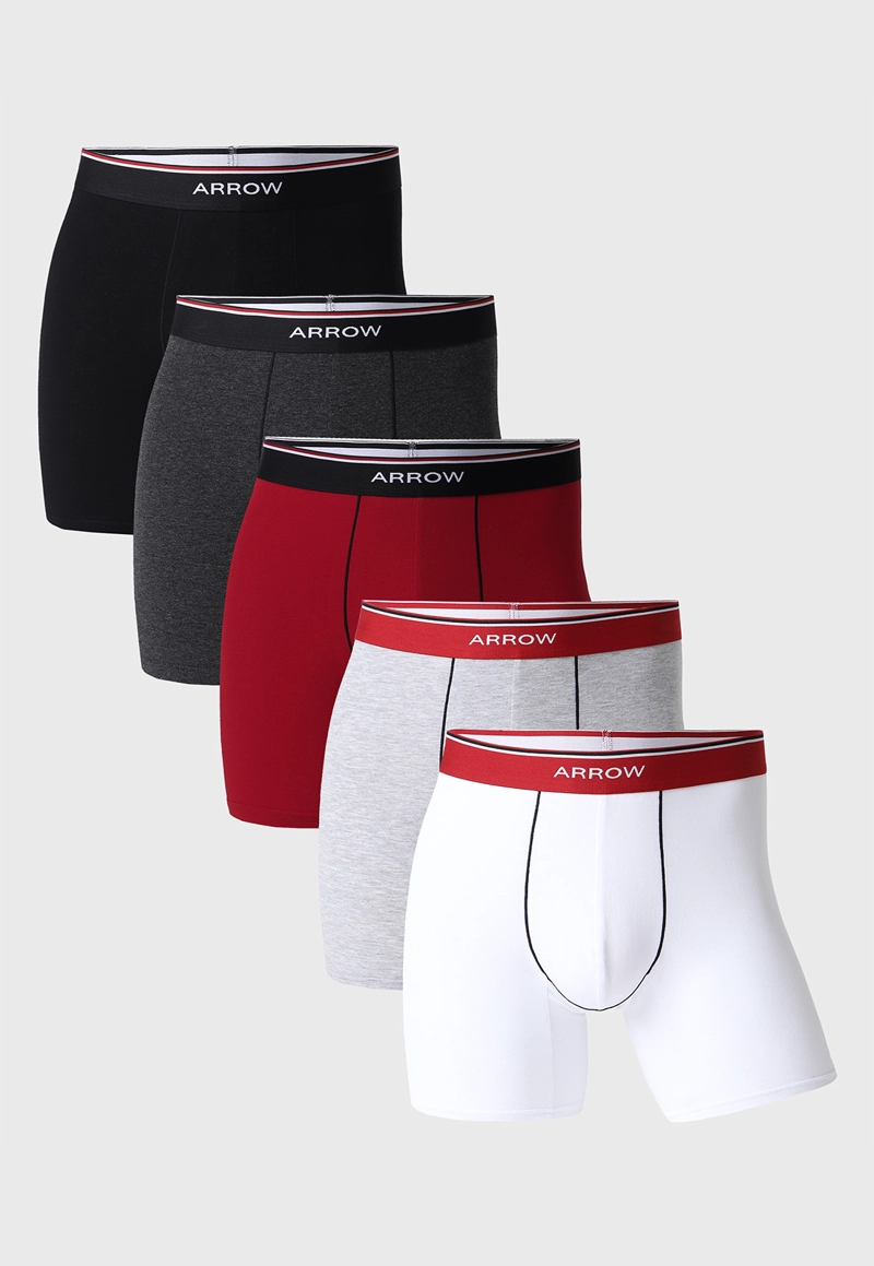 BOXER 5 UNIDADES LISO ARROW - 1