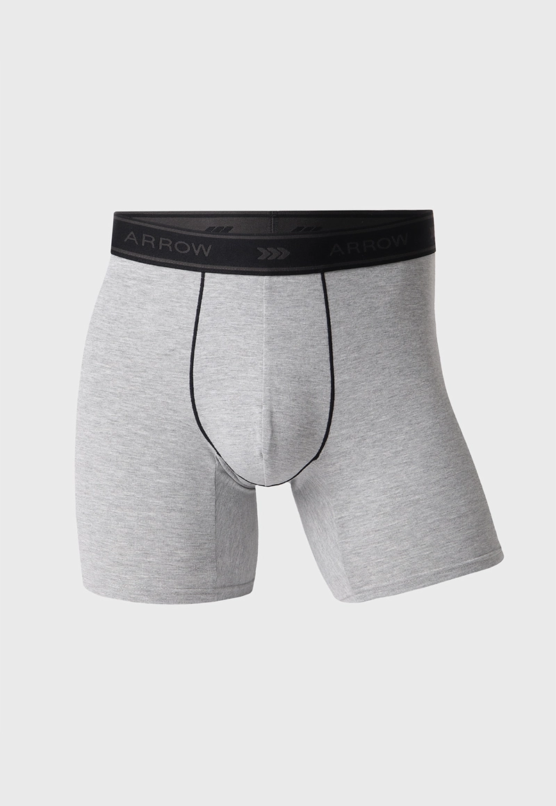 BOXER HOMBRE ARROW PACK X5 DISEÑO MELANGE ALGODON - 3