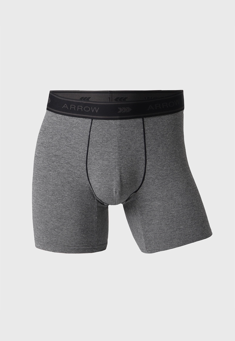 BOXER HOMBRE ARROW PACK X5 DISEÑO MELANGE ALGODON - 5