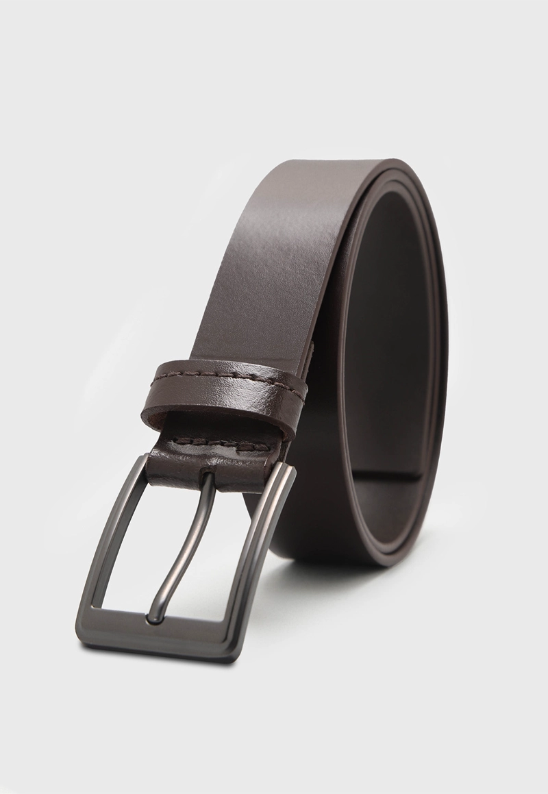 CINTURON CUERO LISO ARROW - 1