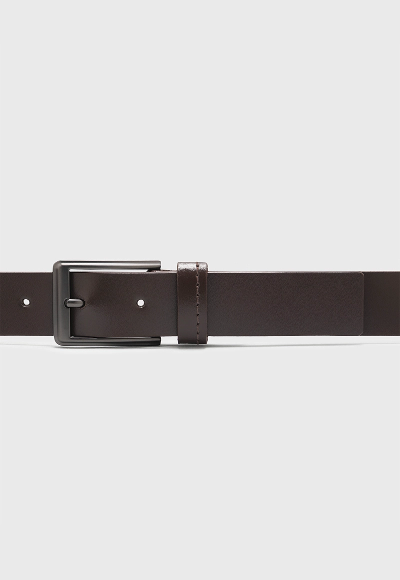 CINTURON CUERO LISO ARROW - 2