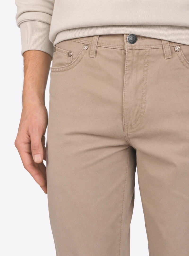 PANTALON HOMBRE ARROW 5 POCKET REGULAR FIT KHAKI - 3