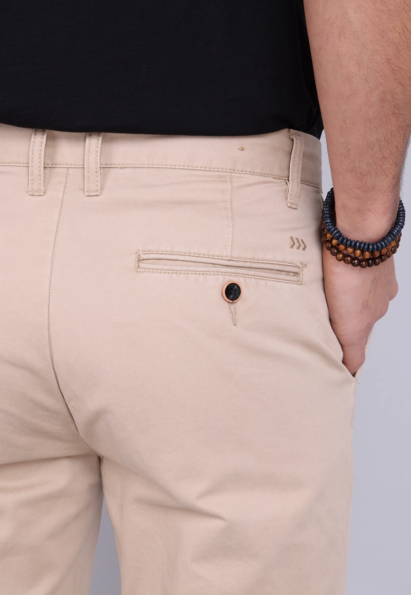 PANTALON CHINO ARROW BASICO REGULAR FIT BEIGE - 2