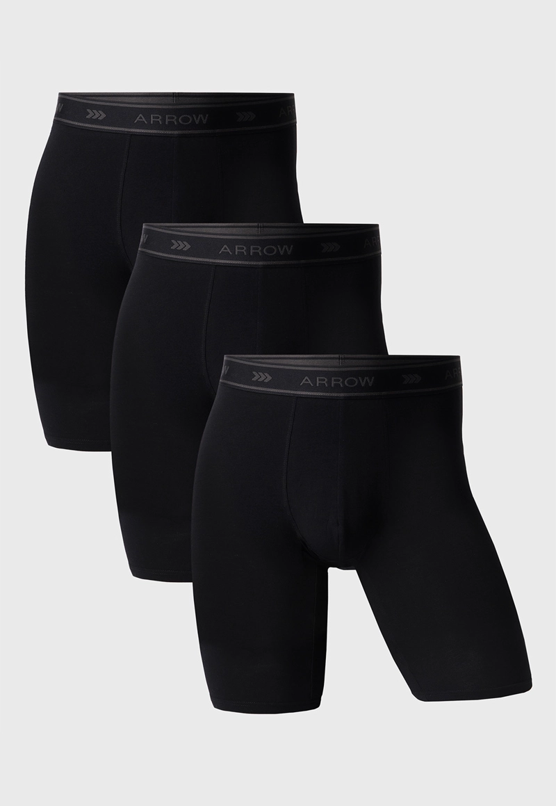 BOXER HOMBRE ARROW PACK X3 ALGODON LISO - 1