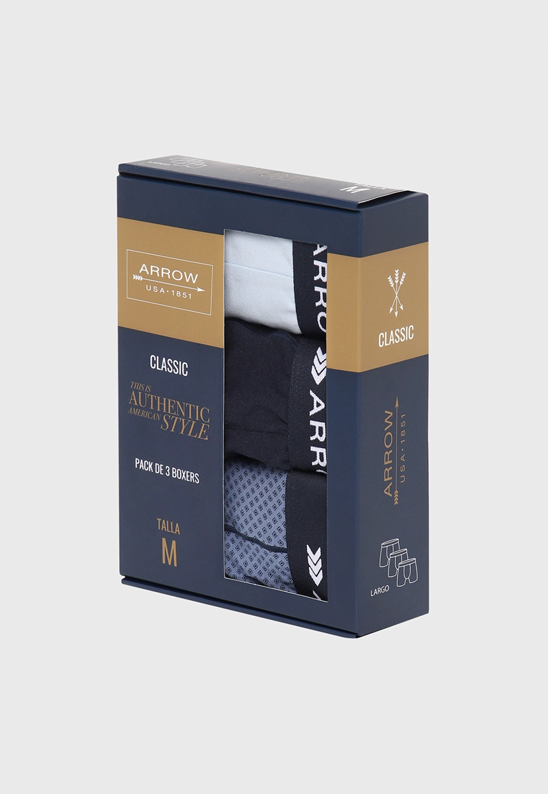 BOXER 3 UNIDADES DESIGN ARROW - 5
