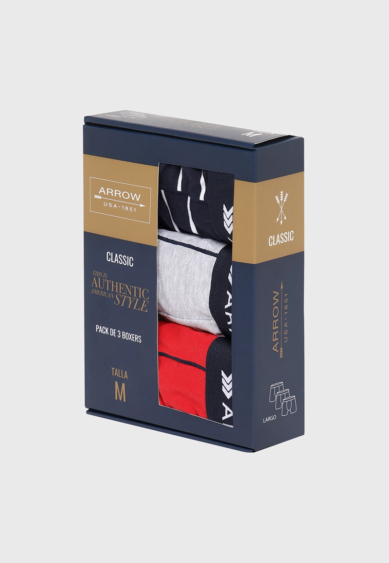 BOXER 3 UNIDADES DESIGN ARROW - 5
