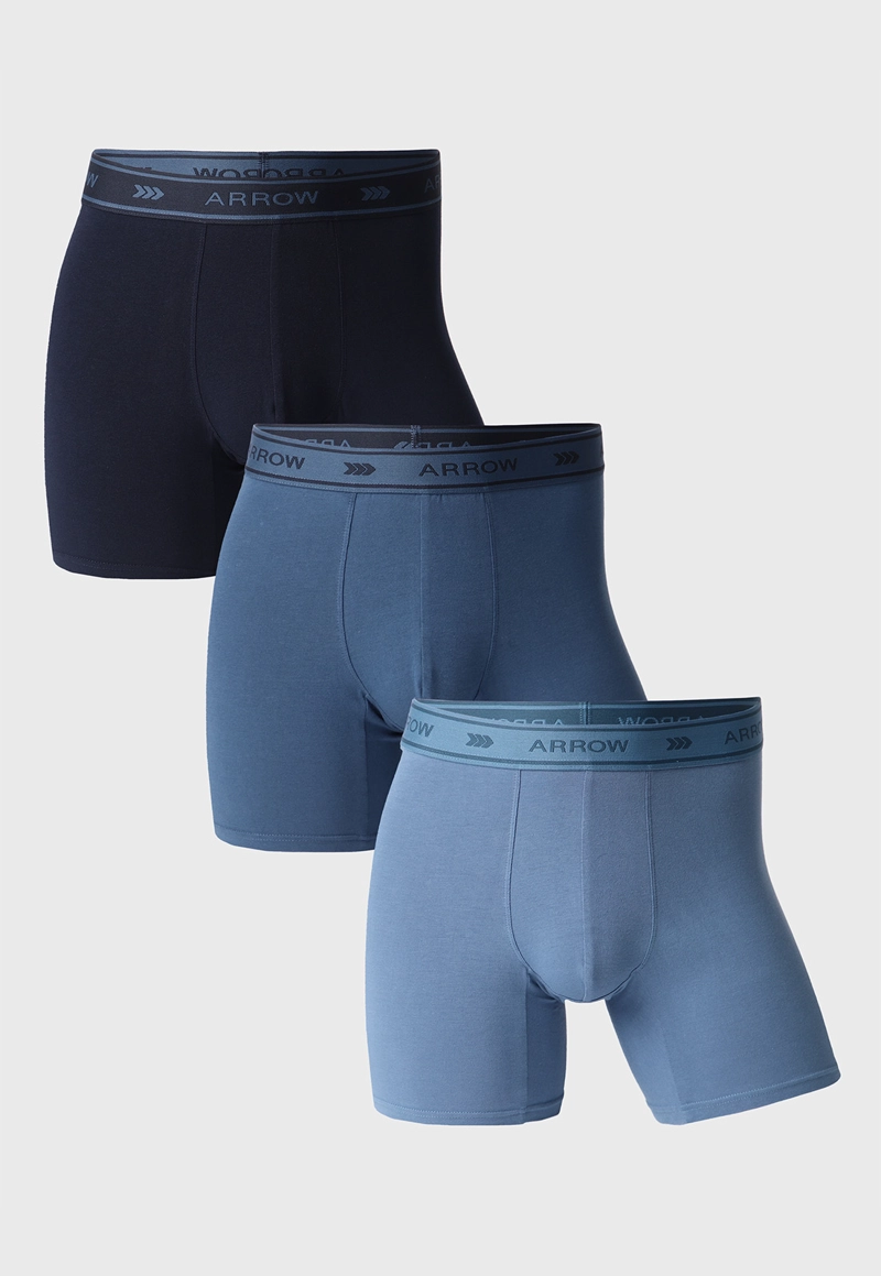 BOXER 3 UNIDADES LISO ARROW - 1