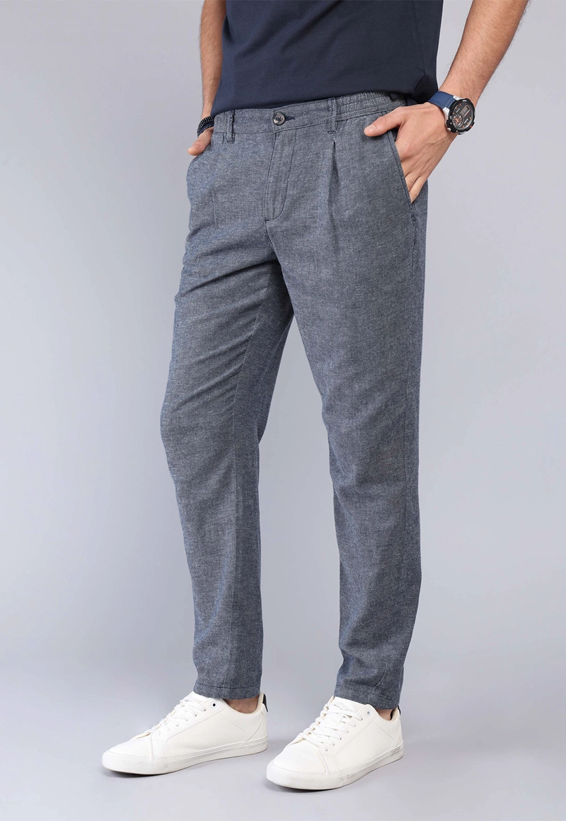 PANTALON LINO ALGODON CASUAL ARROW - 1