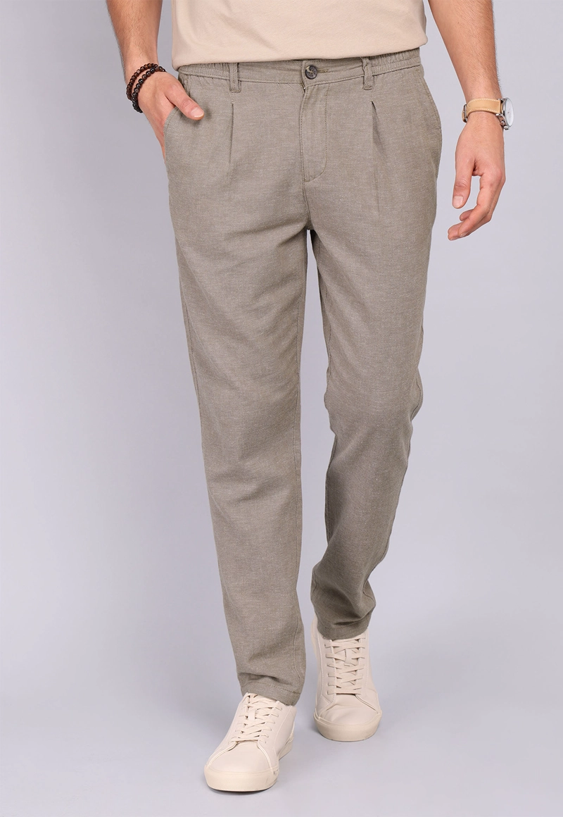 PANTALON LINO ALGODON CASUAL ARROW - 1