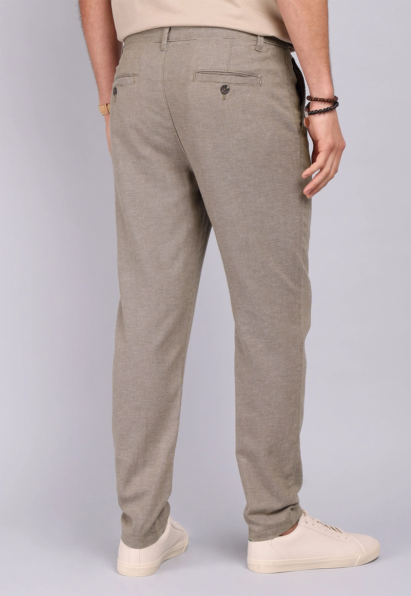 PANTALON LINO ALGODON CASUAL ARROW - 2