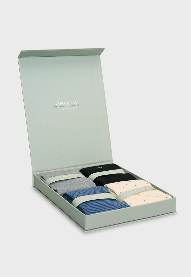 CAJA CALCETINES 4 UNIDADES CASUAL ARROW - 2