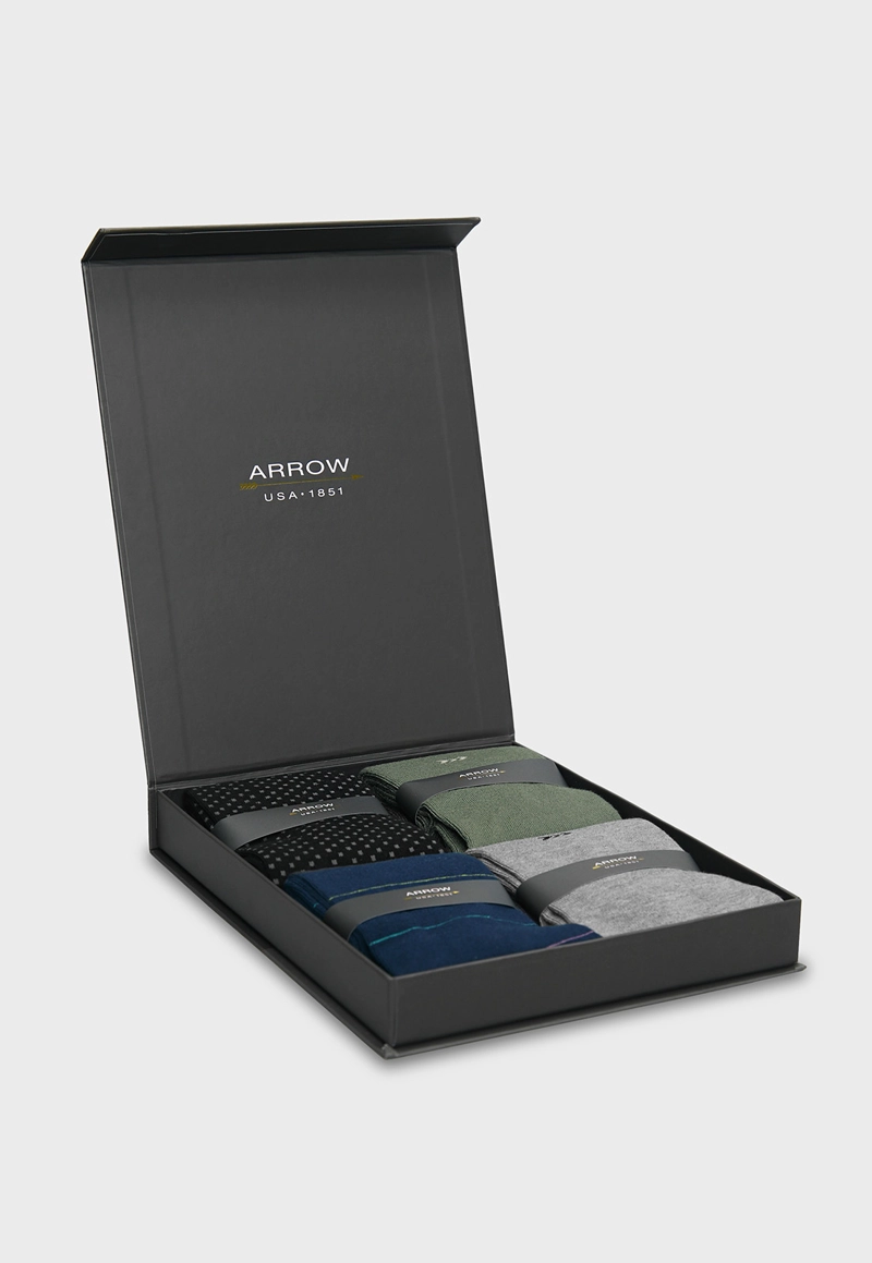 CAJA CALCETINES 4 UNIDADES CASUAL ARROW - 2
