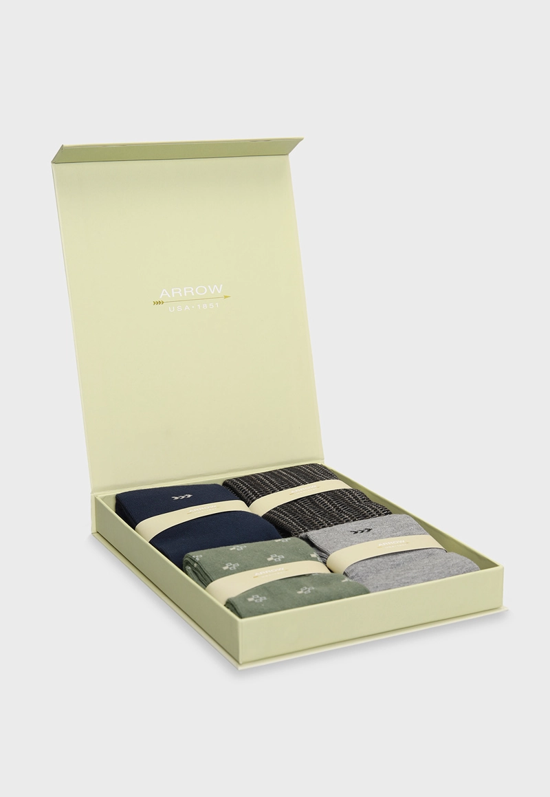 CAJA CALCETINES 4 UNIDADES CASUAL ARROW - 2